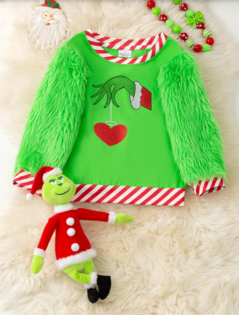 Grinch Fur Sweater