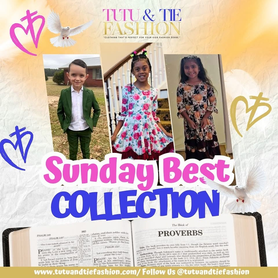 Girls Sunday Best – Tutu & Tie Fashion