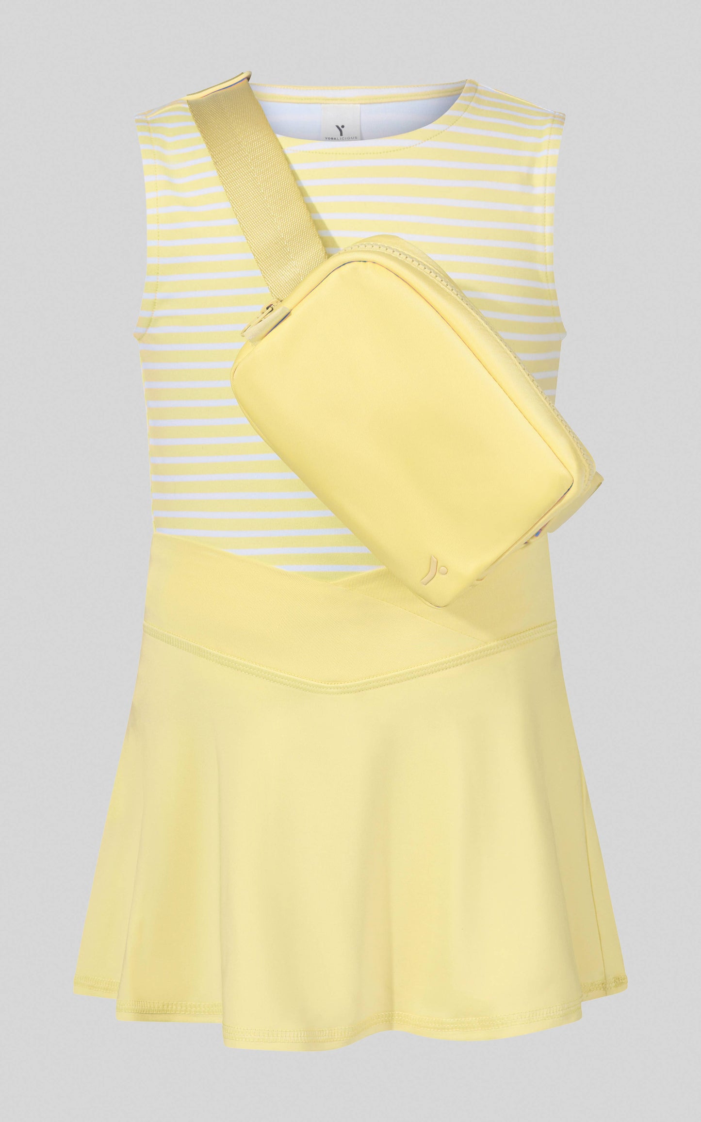 Little Girls Tank, Crossover Skort, Fanny bag Set