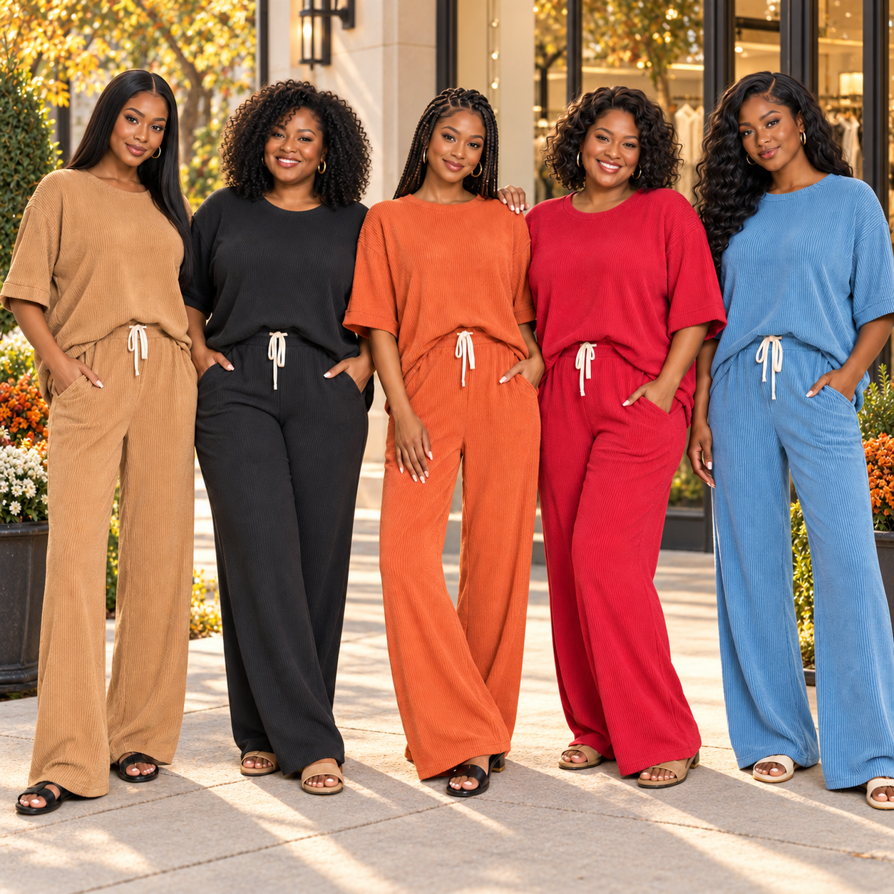 The Soft Life Ribbed Lounge Set