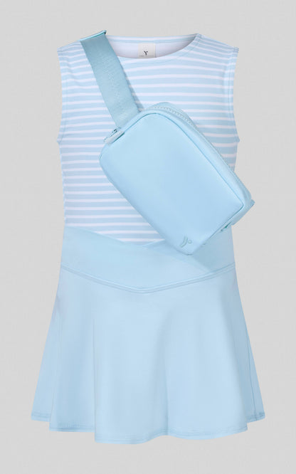 Little Girls Tank, Crossover Skort, Fanny bag Set