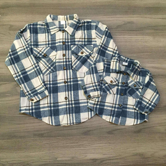 Blue Kid Flannel( unisex)