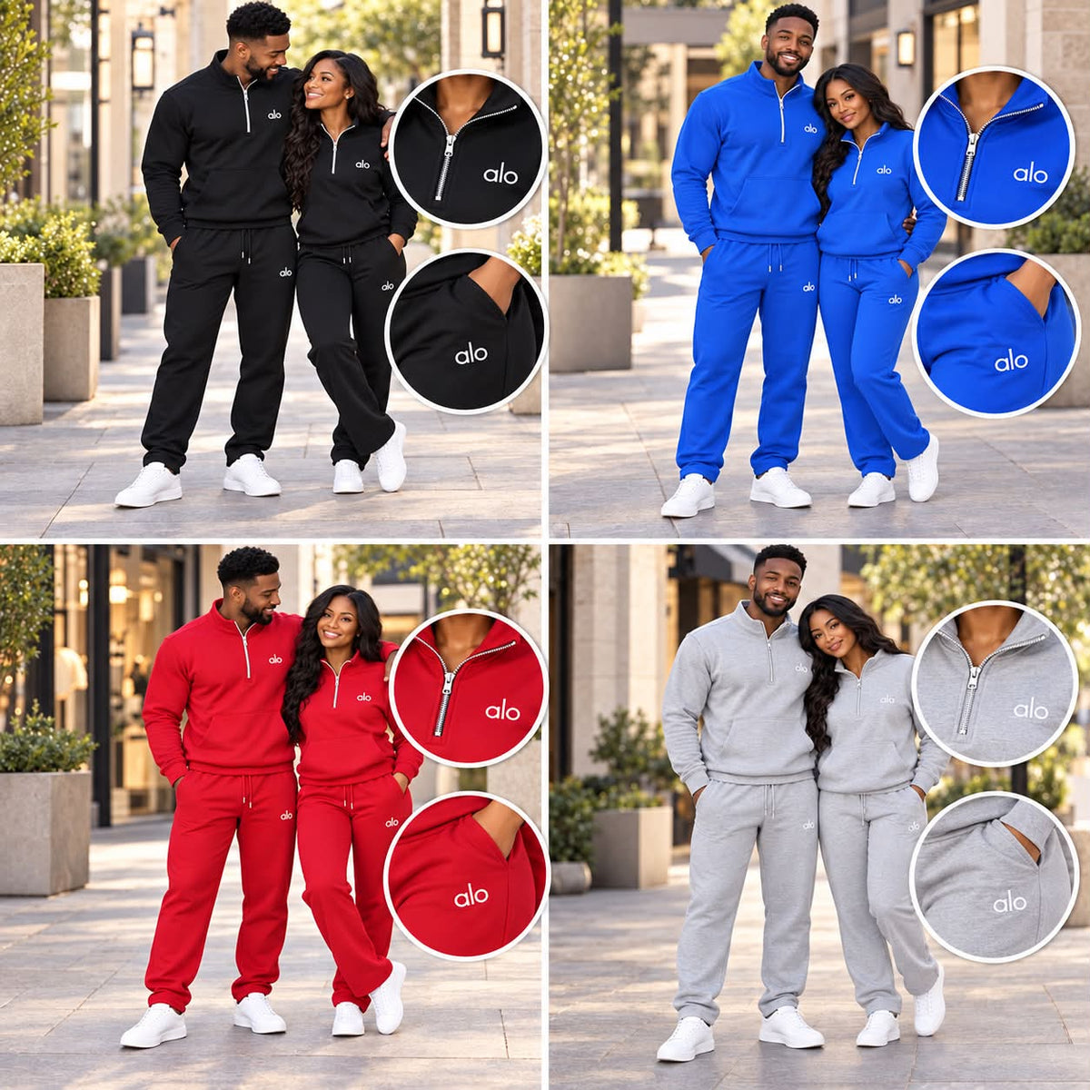 Everyday Flex Unisex Half-Zip Set