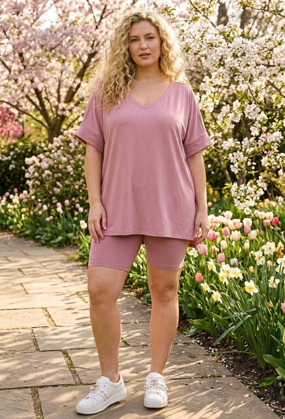 “Loyalty”Plus Size Biker Shorts