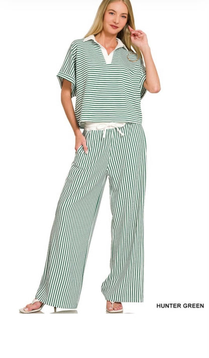 “807” Stripe Me Down Set
